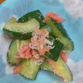 ゆうママ0404's cooksnap of when they made ✿しらすとキュウリの明太子和え✿.