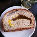ぽかわごす食堂's cooksnap of when they made ハーブ＊コーン＊チーズの食パン.