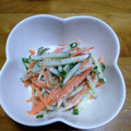 なっちゃん３１１'s cooksnap of when they made 胡瓜と人参と竹輪のマヨゴマ合え.