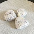 ☆こまっと☆'s cooksnap of when they made コロン♪ゆかり&スリゴマのおにぎり.