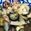 まさむにゃ。's cooksnap of when they made 豚バラとナスの味噌炒め.