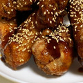 里部あみ's cooksnap of when they made ～甘酢揚げ～鶏手羽中の黒酢あん唐揚げ.