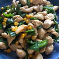 mauzai's cooksnap of when they made ささみとコーンとピーマンの中華炒め.