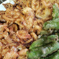ちゃーん♪'s cooksnap of when they made 海老と玉ねぎ　人参長ねぎの簡単かき揚げ.