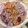 ようさんママ's cooksnap of when they made 紫玉ねぎとトマトのおかかポン酢和え.