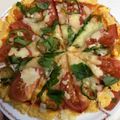まみたん先生's cooksnap of when they made おから イカスミピザ.