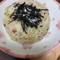 ノビル's cooksnap of when they made マヨラ～おいで～❤カニレタスマヨ炒飯.