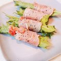 sarii☆☆'s cooksnap of when they made 生ハム・大葉・チーズくるくる巻き.