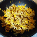 クックHDDMS7☆'s cooksnap of when they made 全部大さじ1/2、卵、豚、玉ねぎ炒め.