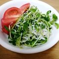 くぅちゃん0218's cooksnap of when they made 山芋と豆苗♡しらすと豆の栄養満点サラダ.