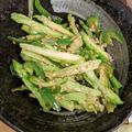 さゅりーん's cooksnap of when they made ピーマンとアスパラのきんぴら.