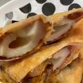 香都宮's cooksnap of when they made 冷めても美味しい★チーズinちくわ春巻き.