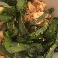 おぴ様's cooksnap of when they made 豚バラとネギのニンニクぽん酢焼うどん.