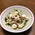 mikutasu's cooksnap of when they made レンジ5分★にらと豆腐のピリ辛おかか和え.