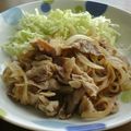 doiko's cooksnap of when they made 大葉にんにく醤油ｄｅしょうが焼き♪.