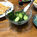 メルティローズ's cooksnap of when they made 超簡単★洗い物少！きゅうりの中華風漬け物.