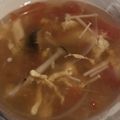 クックDRQB6R☆'s cooksnap of when they made トマトとエノキの簡単かき卵コンソメスープ.