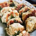 ちぃあさん's cooksnap of when they made 鳥ひき肉と豆腐の大葉はさみ焼き.