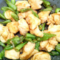バンザイ's cooksnap of when they made 鶏もも肉とししとうのオイスターソース炒め.