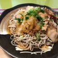 こっぷぽ～ん's cooksnap of when they made さっぱり・ガッツリ☆ぶっかけ豚おろしそば.