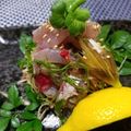 辰夫女子's cooksnap of when they made あじのタタキ梅じそ和え.