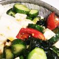 ももちゃんパンダ's cooksnap of when they made 簡単！豆腐ときゅうりとトマトの梅ドレがけ.