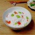 Newチヨコっと♪'s cooksnap of when they made 枝豆とカリカリ梅干のまぜご飯.