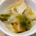kyobobo's cooksnap of when they made 厚揚げ、ピーマン、玉葱の煮物.