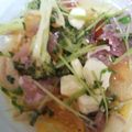 ももいちご４５'s cooksnap of when they made 桃と生ハムで作るイタリアンサラダ.