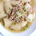 クック0V0PYB☆'s cooksnap of when they made みんなにっこり、とろとろ大根とひき肉煮物.