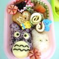 ハルっち's cooksnap of when they made ＊簡単可愛いトトロのキャラ弁の作り方＊.