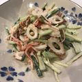 yumtas♥'s cooksnap of when they made 和えるだけ！きゅうりと竹輪のマヨサラダ.