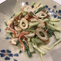 yumtas♥'s cooksnap of when they made 和えるだけ！きゅうりと竹輪のマヨサラダ.
