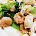 NEKOほっぺ's cooksnap of when they made 簡単♪エビと青梗菜のオイスター炒め.