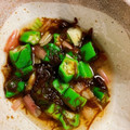 クックHJB3B6☆'s cooksnap of when they made オクラと茗荷のもずく酢和え.