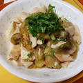 ⭐つきあかり⭐'s cooksnap of when they made みつせ鶏蒸し鶏と焼きなすの梅だれ和え.