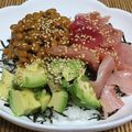 okapi☆☆'s cooksnap of when they made （簡単）まぐろ×アボカド×納豆丼.