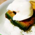 vignemale's cooksnap of when they made こんがりピリ辛☆味噌漬け焼きアボたま！.