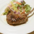 ももいろさくら's cooksnap of when they made ラム肉のハーブステーキ.