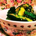 yangpa's cooksnap of when they made 超時短☆２分でウマつまみ‼ごまきゅうり.
