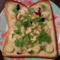 inLondon's cooksnap of when they made 野菜たっぷり✿ミルキーなハーバルトースト.