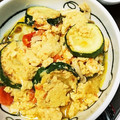 ばんぷ☆'s cooksnap of when they made ズッキーニとトマトの玉子炒め.