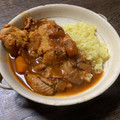 クックP997OP☆'s cooksnap of when they made 【簡単おつまみ】鶏皮の和風カレー煮込み.
