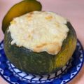 ikkkmt's cooksnap of when they made ★丸ごとかぼちゃグラタン！٩( ᐛ )و.
