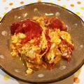 pianon♪'s cooksnap of when they made 10分で【完熟トマトの卵とじ】.