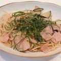 かおかお★'s cooksnap of when they made 1人分☆茄子と葱の和風パスタ.