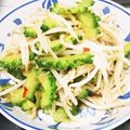 サビエルっ子's cooksnap of when they made ゴーヤともやしの★ピリ辛★ごま味噌炒め.