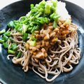 azbjbn's cooksnap of when they made 最速の冷やし納豆おろし蕎麦.