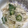 ねむちぇぶちゃん's cooksnap of when they made めんつゆで簡単！ヘルシーなササミサラダ.