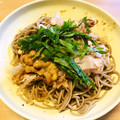 さすらい's cooksnap of when they made 梅とシソと納豆 de 冷たいお蕎麦.